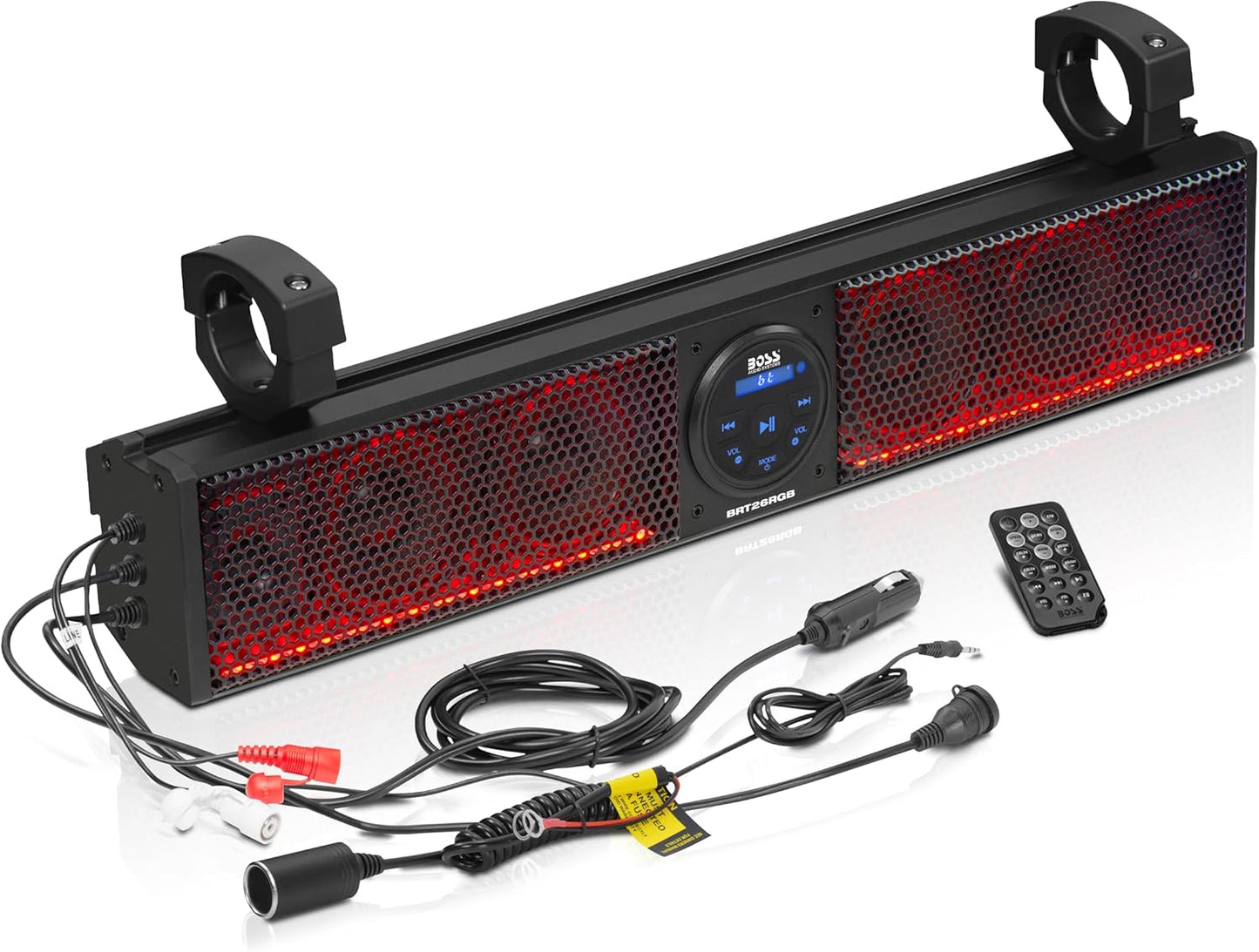 BOSS Audio Systems BRT26RGB ATV UTV Sound Bar with Bluetooth