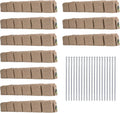 Beuta Landscape Edging Garden Border 10 Pack - Faux Stone Sandstone