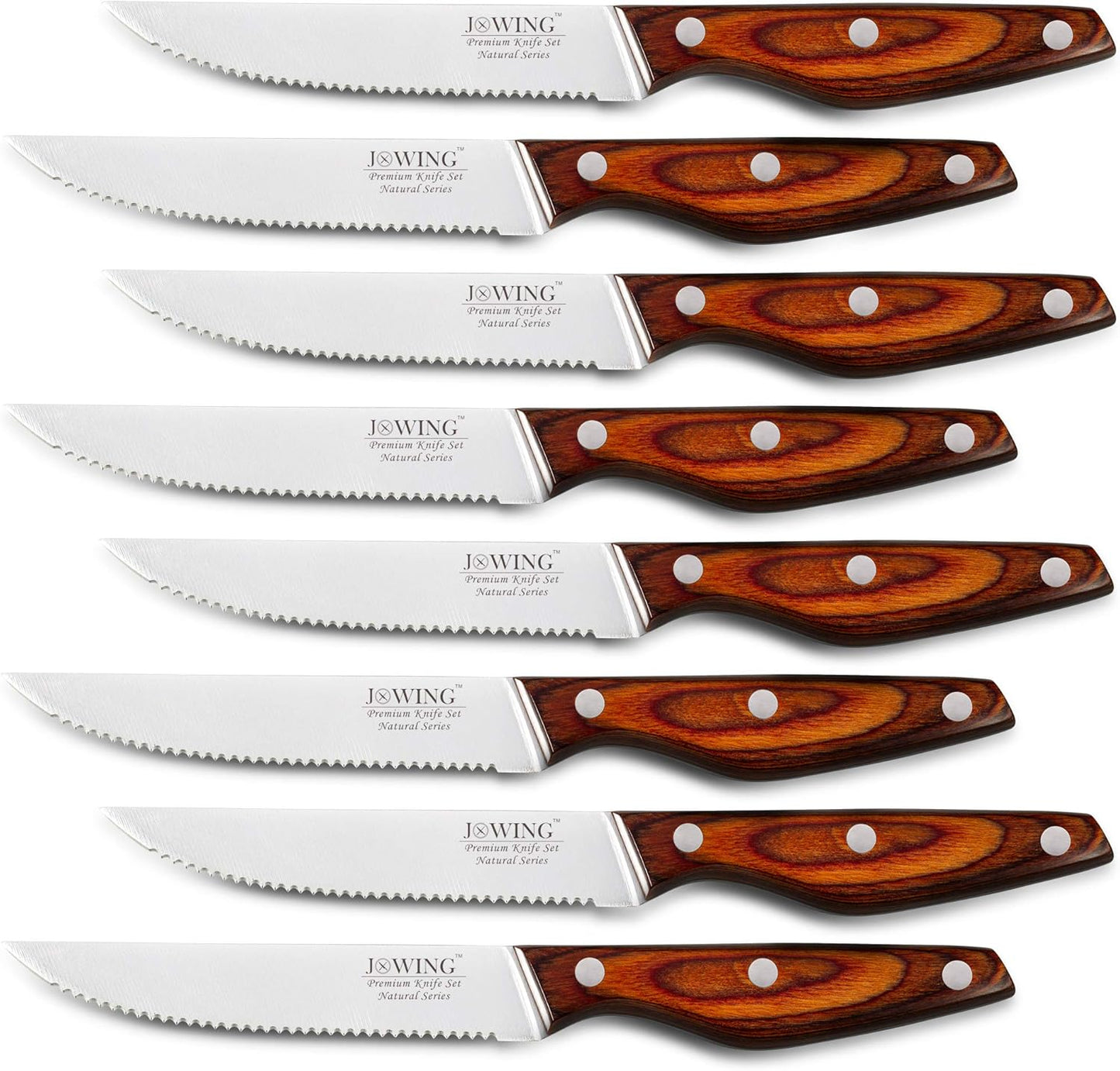 Professional 8-Piece German High Carbon Stainless Steel Knives