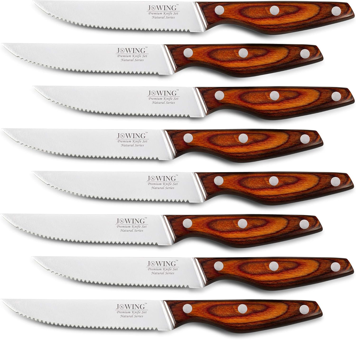 Professional 8-Piece German High Carbon Stainless Steel Knives