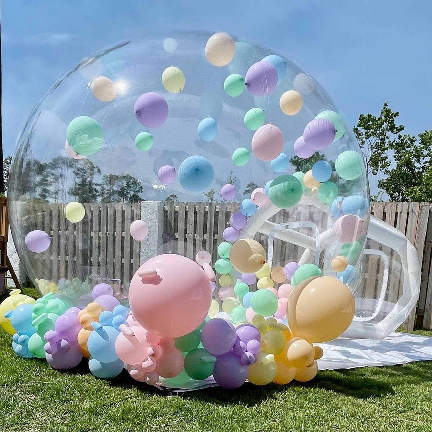 ZAFIED 13Ft Inflatable Bubble House: Ultimate Outdoor Fun!