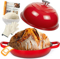 AHJ 6QT Dutch Oven for Bread Baking - Crispy Crust Every Time