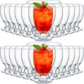 Patelai Set of 30 Clear Glasses 10.5 oz Water Goblets - Versatile