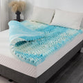 4 Inch 5-Zone Cal King Memory Foam Mattress Topper - Gel Infused