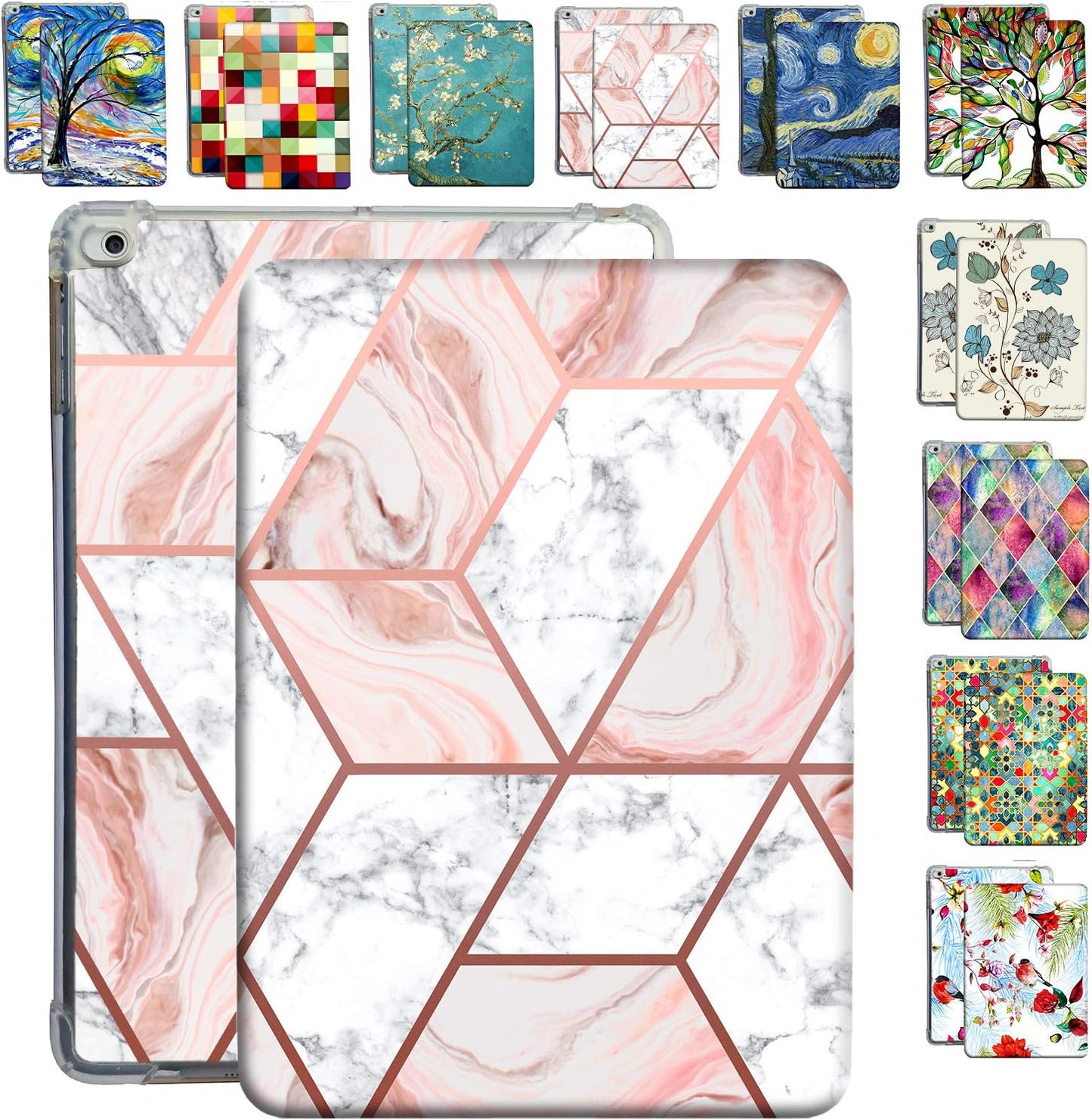 DuraSafe iPad PRO 10.5 Inch Case - Marble Pink Stylish Protection