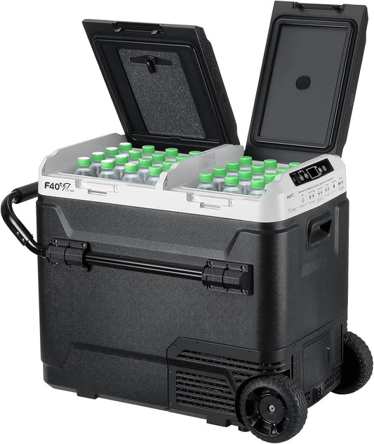 Portable Dual Zone Car Freezer - Independent Temp Control