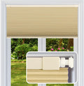 Cordless Cellular Shades 34in x 64in Light Cream - No Drill Blackout