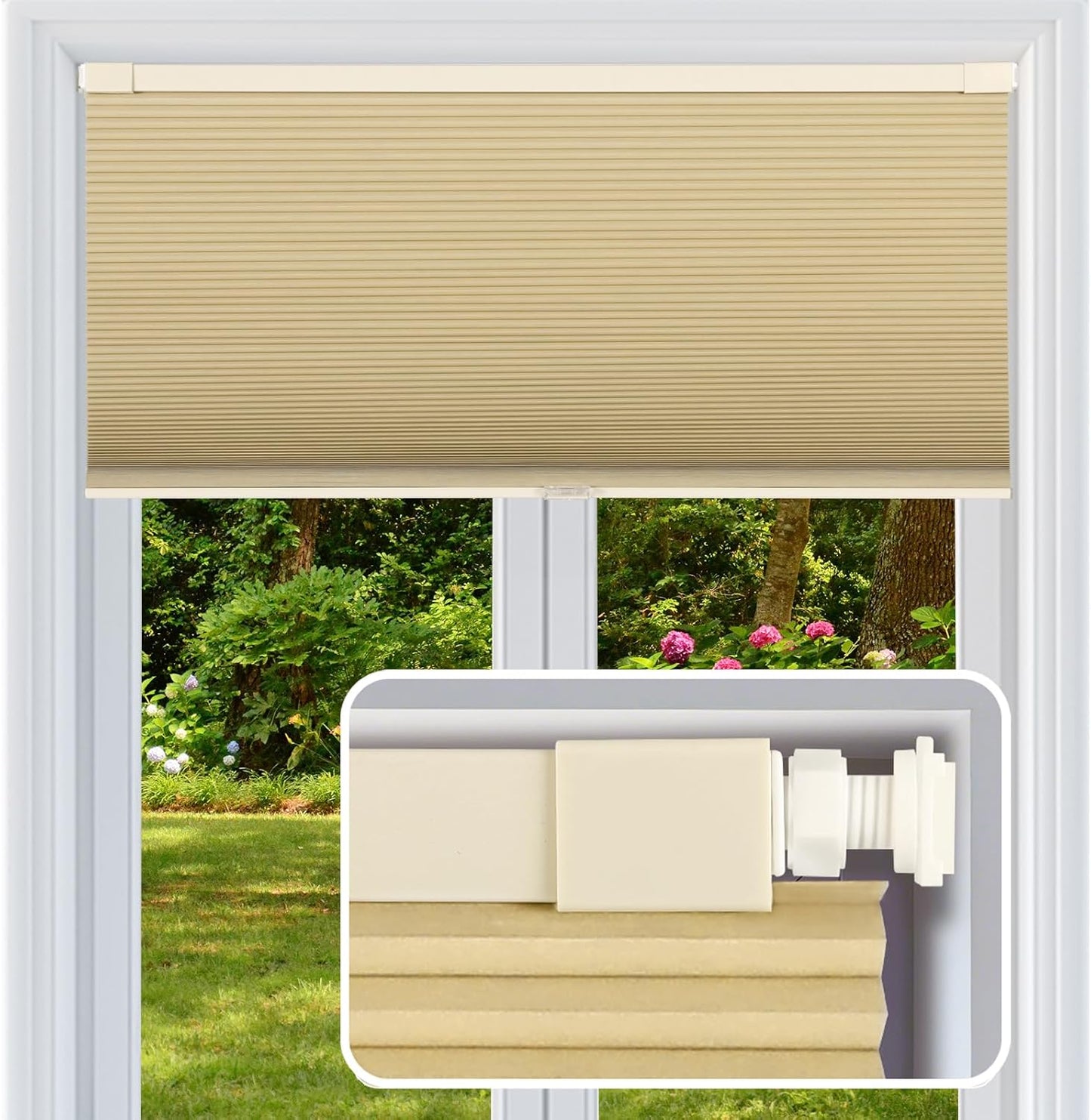 Cordless Cellular Shades for Easy Installation and Blackout