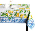 Rectangle Cotton Tablecloth 70 x 120 in - Elegant Cedrat