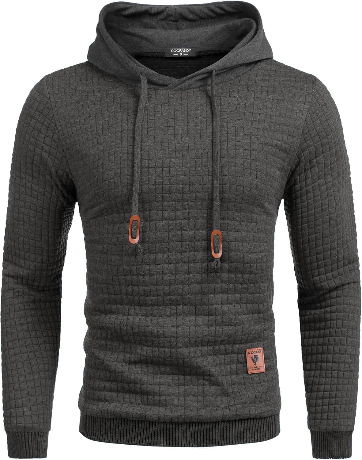 COOFANDY Mens Hooded Sweatshirt Casual Long Sleeve Pullover