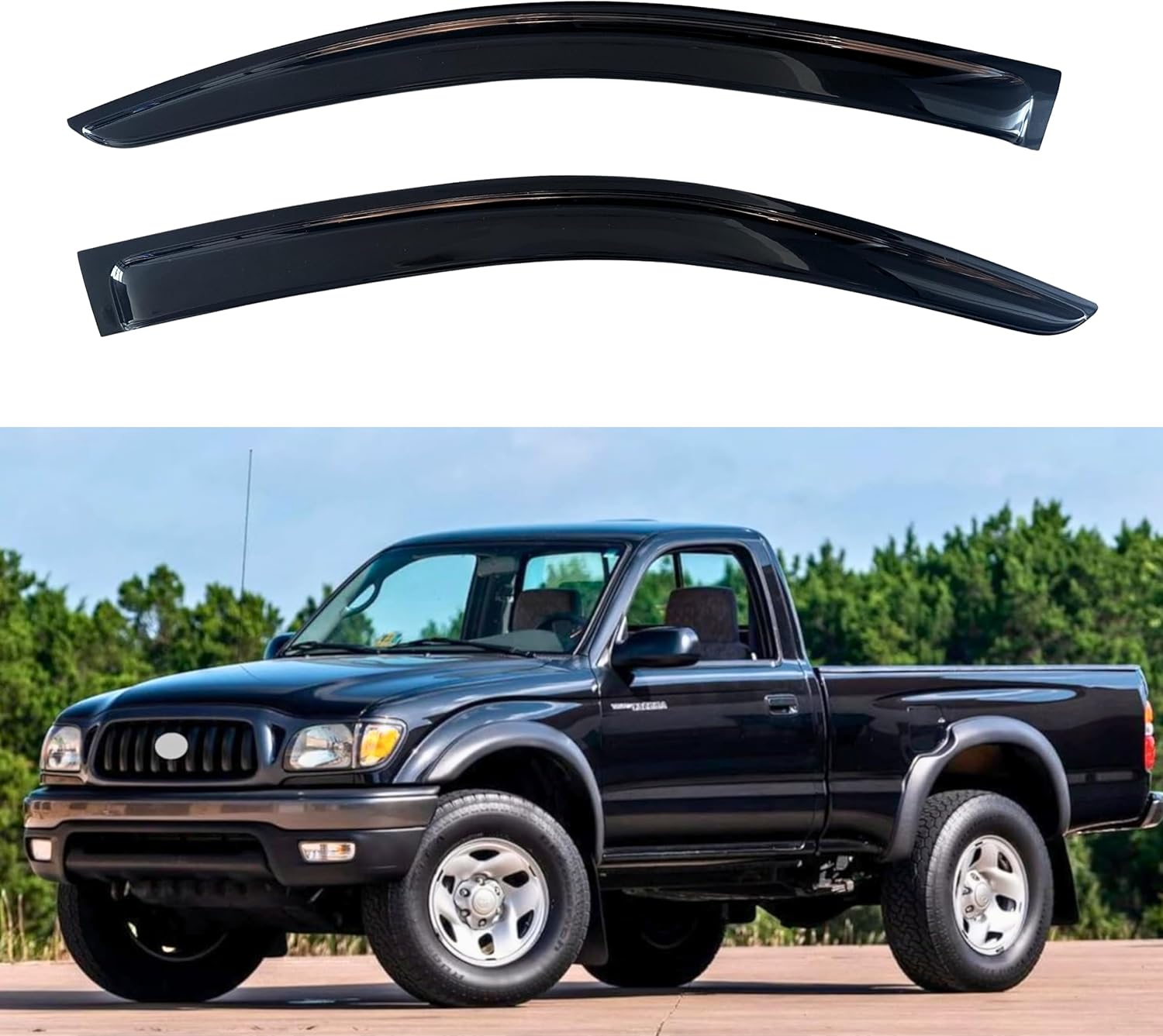 KPY Window Visor for Toyota Tacoma Standard Cab 1995-2004