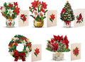 Freshcut Paper Pop Up Cards Holiday Collection - 6in Mini Bouquet Set