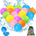 Reusable Magnetic Water Balloons - Silicone Self Sealing 18-Pack