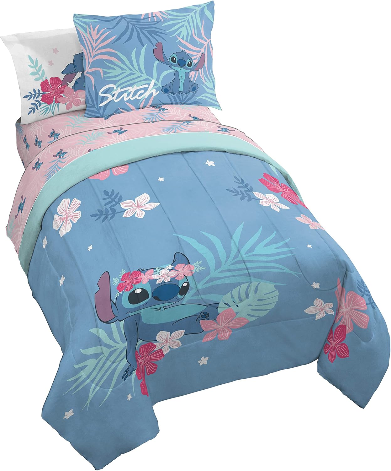 Disney Lilo & Stitch Paradise Dream 7 Piece Full Bed Set