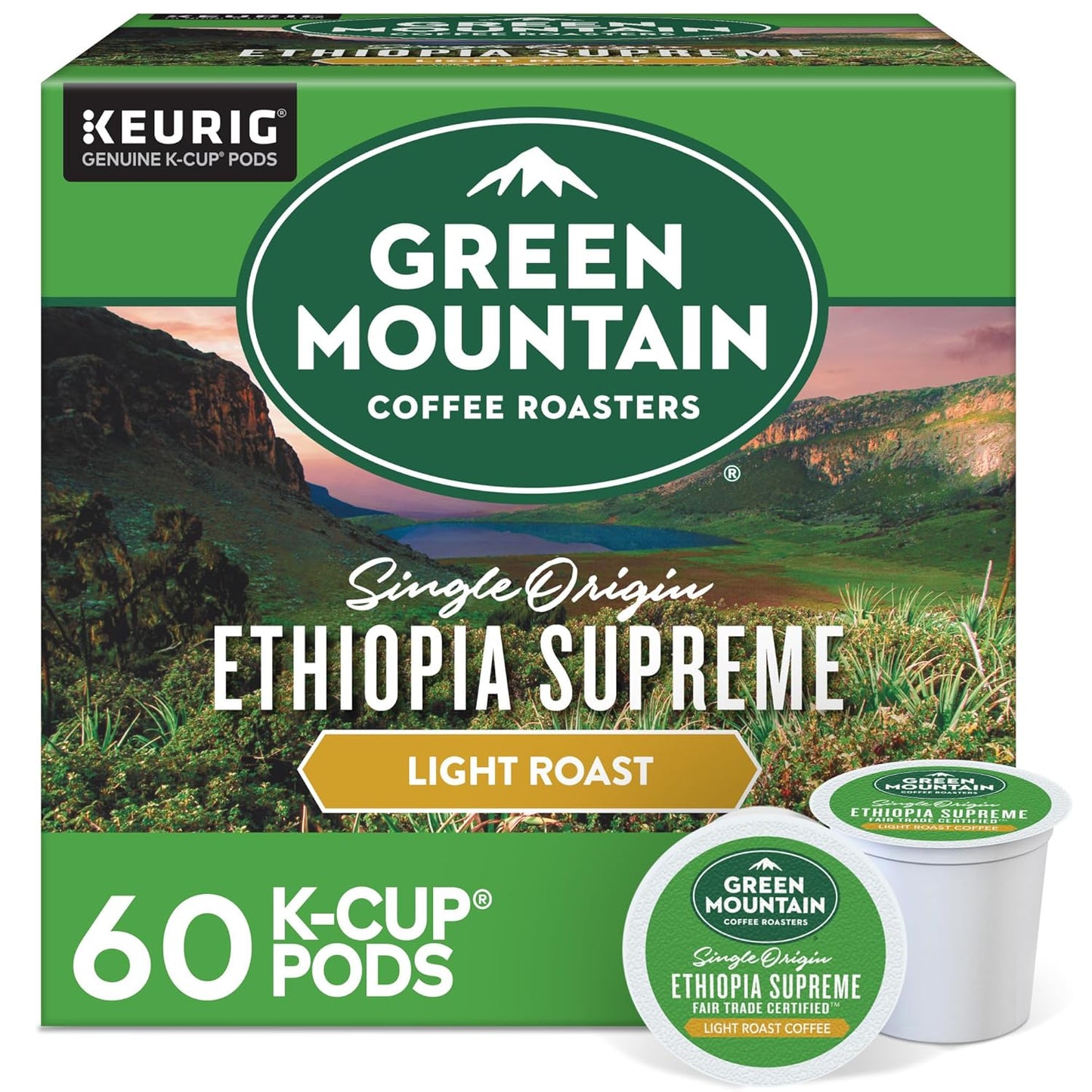 Ethiopia Supreme K-Cup Pods, 60 Ct
