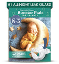 Diaper Booster Pads N-3 - Overnight Leak Protection for Heavy Wetters