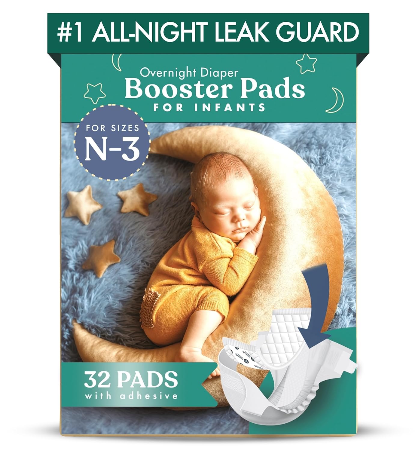 Nighttime Leak Stopper - Diaper Booster Pads