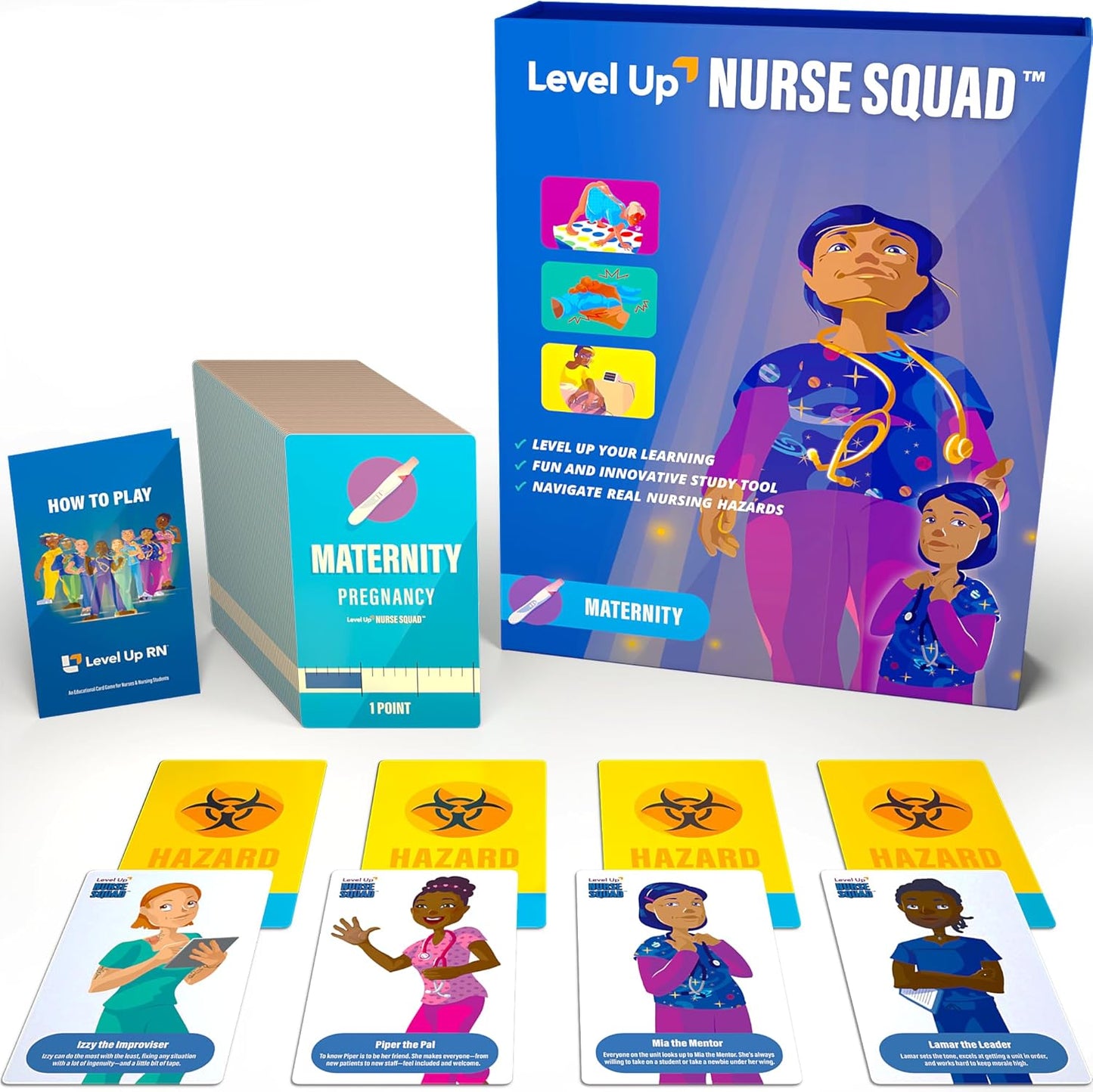 Maternity Flash Cards Game for Nursing School Exam Prep Essentials