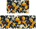 Mloabuc Lemon Decorative Kitchen Mats Set of 2 - Anti Fatigue Comfort