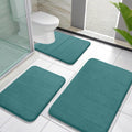 Yimobra Memory Foam Bath Mat Set 3 Piece - Super Soft Quick Dry