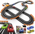 Slot Car Race Track Sets with 4 High-Speed Cars - Dual Player Fun