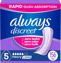 Always Discreet Adult Incontinence Pads for Women, Heavy Absorbency