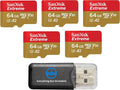 SanDisk Micro Extreme 64GB MicroSD Five Pack - Fast 4K Storage