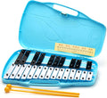25note Glockenspiel Blue-Piano Edition - Rainbow Steel Bars, Portable