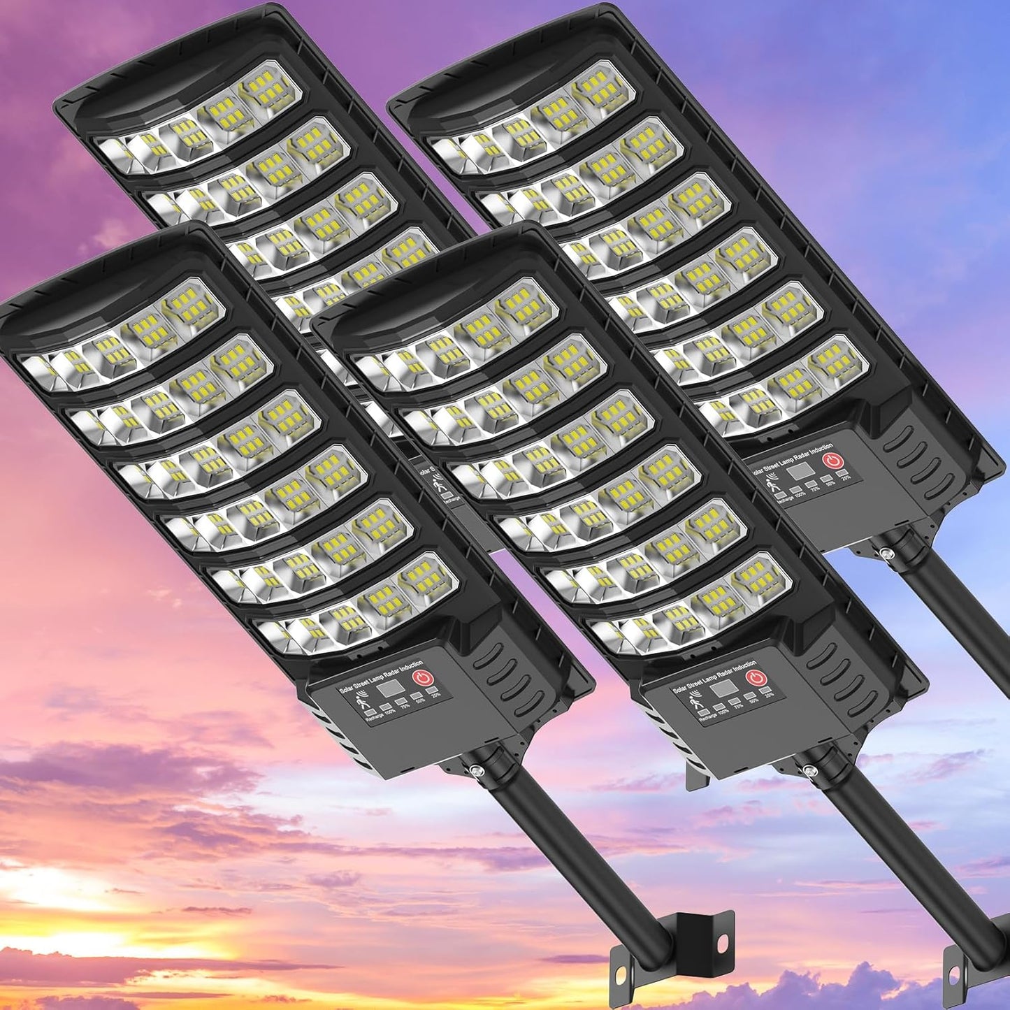 Solar Street Lights Outdoor Waterproof 50000LM with Motion Sensor