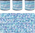 Hand-Blended Multifiber Multicolored Fancy Yarn with Subtle Shimmer
