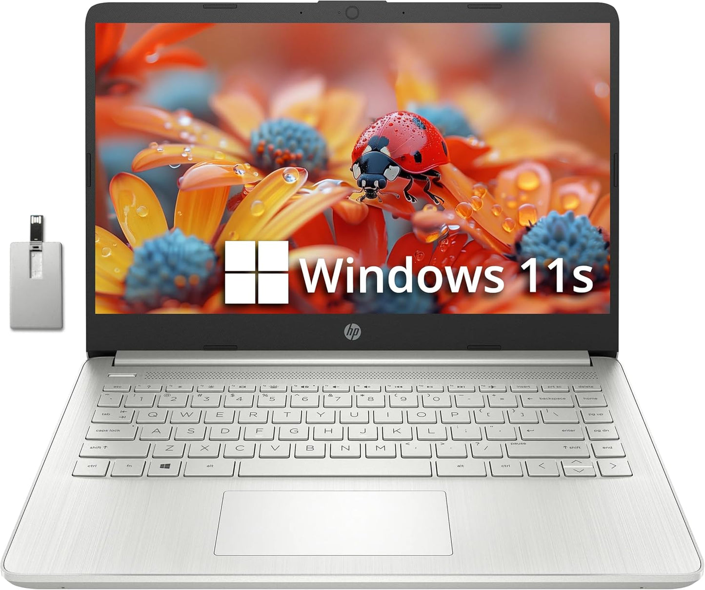 HP Stream 14 HD BrightView Laptop with 16GB RAM and 256GB Storage