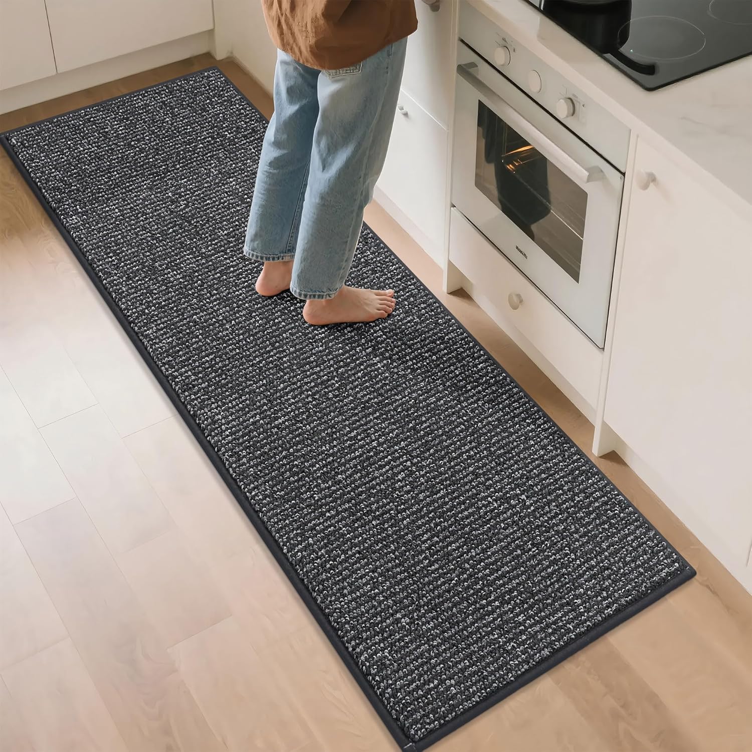 BEQHAUSE Kitchen Runner Rugs: Non-Slip, Super Absorbent Mats