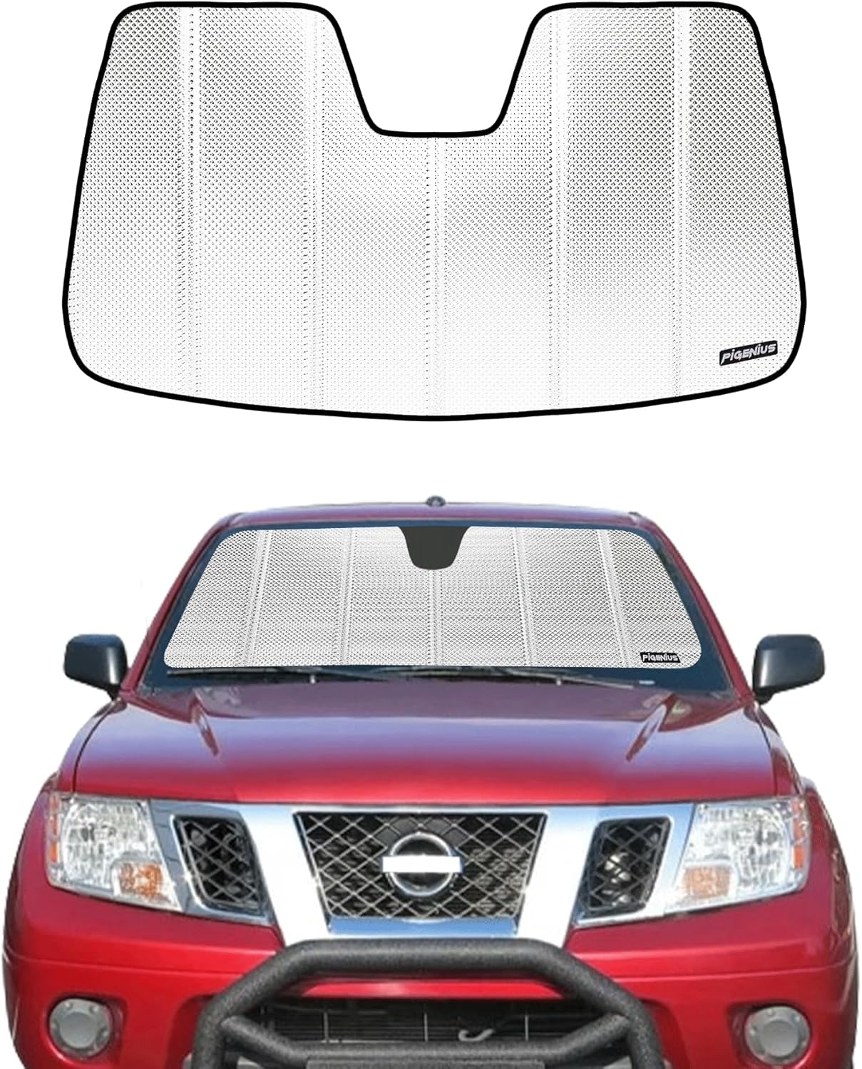 Custom Fit Windshield Sun Shade for Nissan Frontier and Xterra