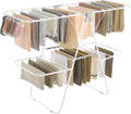 Clothes Drying Rack Foldable 2-Level with 33 Rails - Spacious Airer