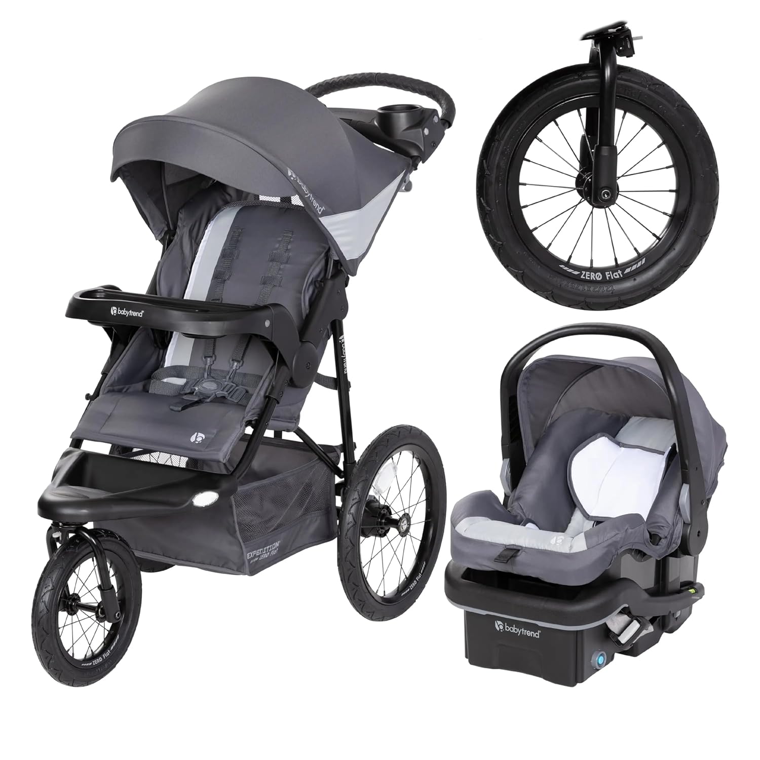 Baby Trend Expedition Jogger Travel System with LED Lights