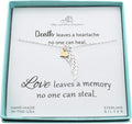 Angel Wing Necklace on 18 in Sterling Silver Chain - Bereavement Gift