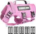 WINSEE Service Dog Vest Harness for Medium Dog Training and Walking