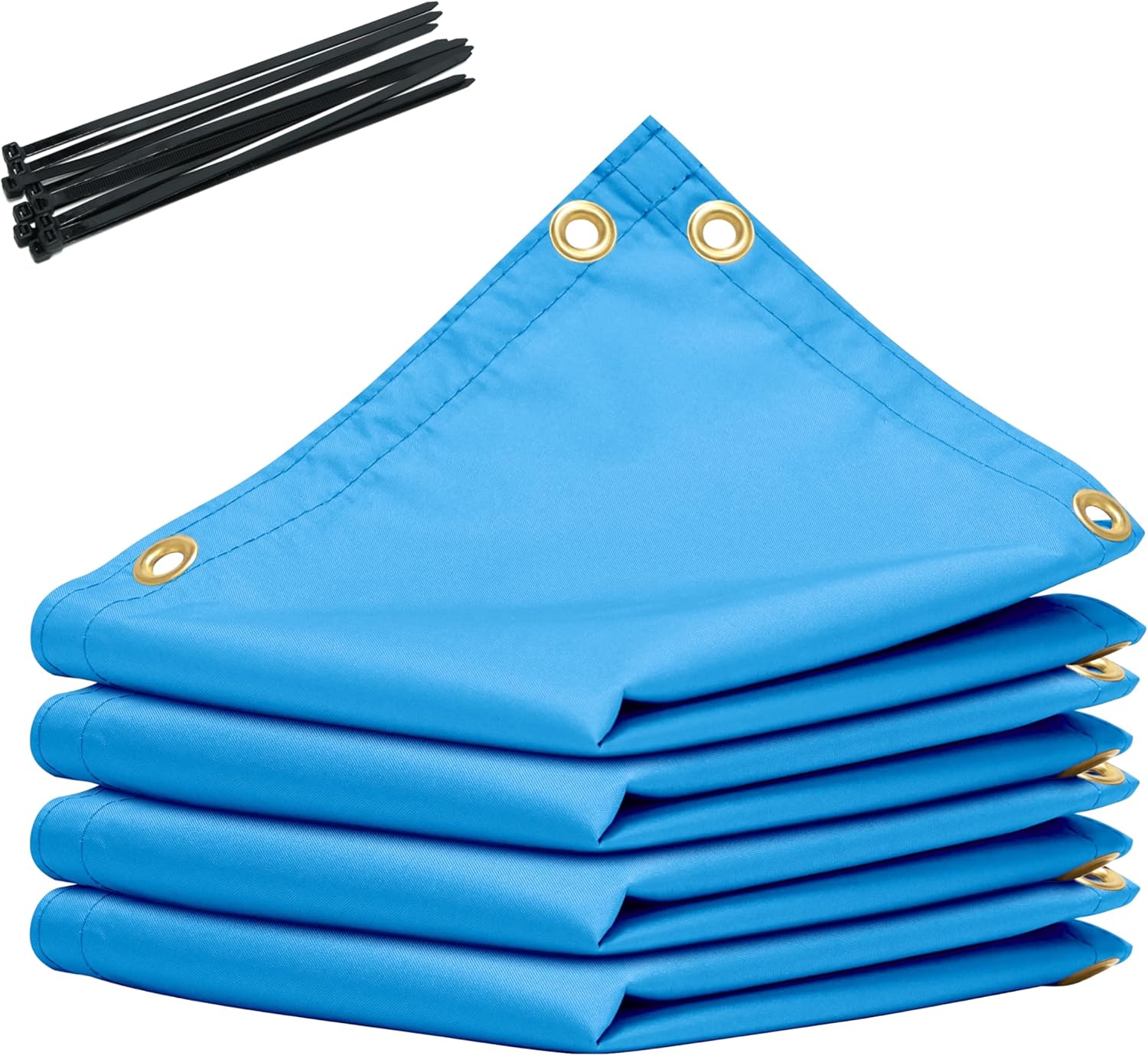 9ft x 29ft Blue Waterproof Shade Cloth for Dog Kennels and More