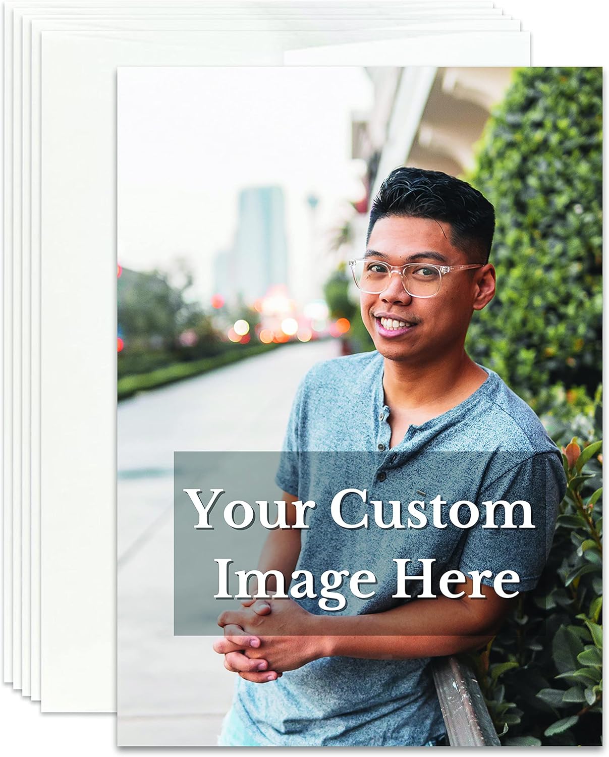 Personalized Greeting Card Custom Photo Upload for All Occasions