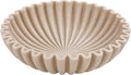 Large Decorative Bowl for Home Decor - Modern Handicraft Ruffle Bowl