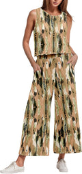 IWOLLENCE Women's Summer 2 Piece Outfits Set - Lightweight Chic Shoes