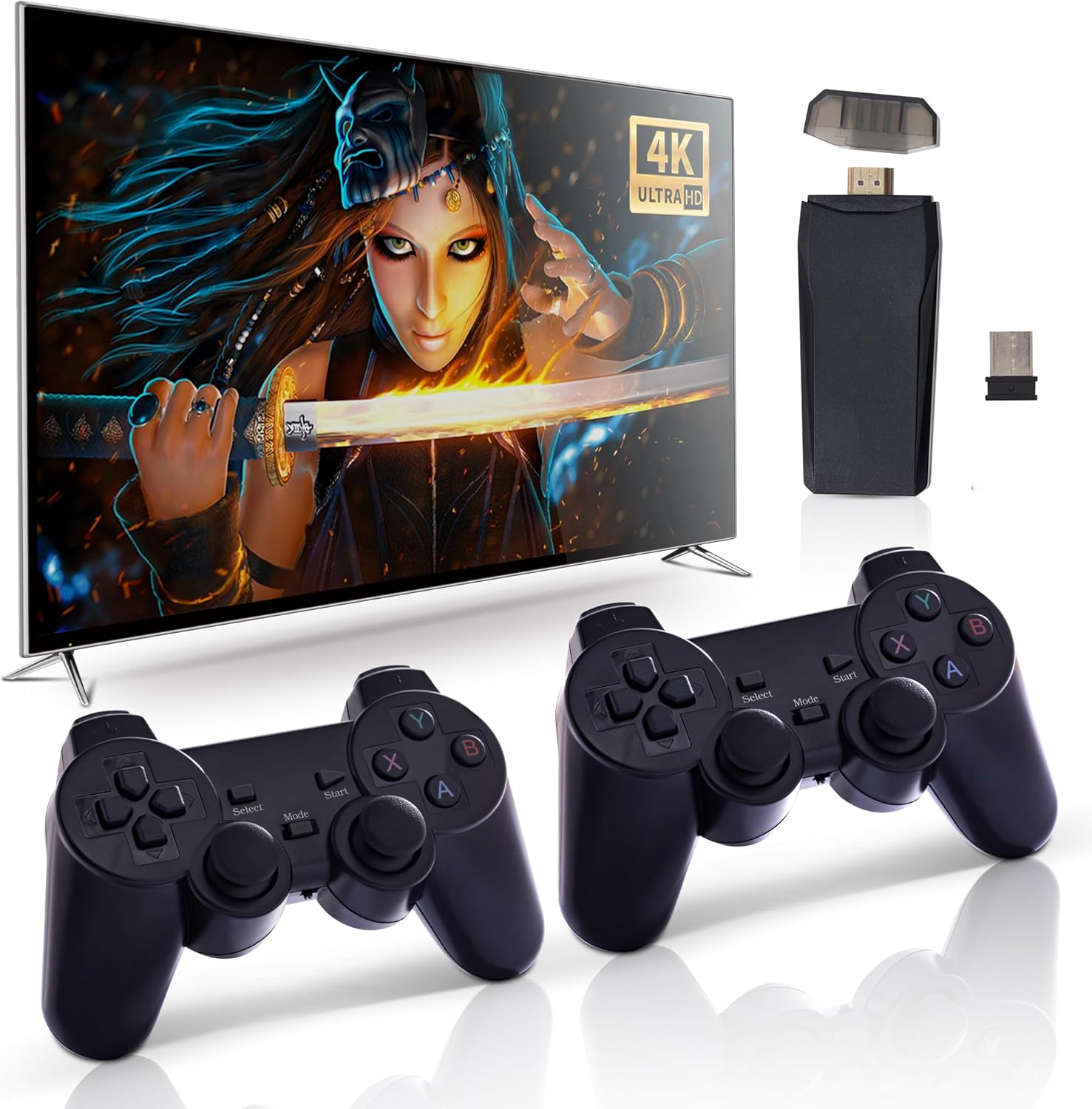 Wireless Retro Game Console with 25000+ Games and 4K HDMI Output