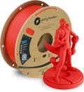 Polymaker Light Weight PLA Filament 1.75mm Bright Red - Low Density