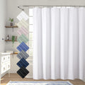 Hotel Spa Luxury White Shower Curtain - Water Repellent