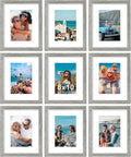 Vittanly 8x10 Picture Frames Set of 9 for Display and Use
