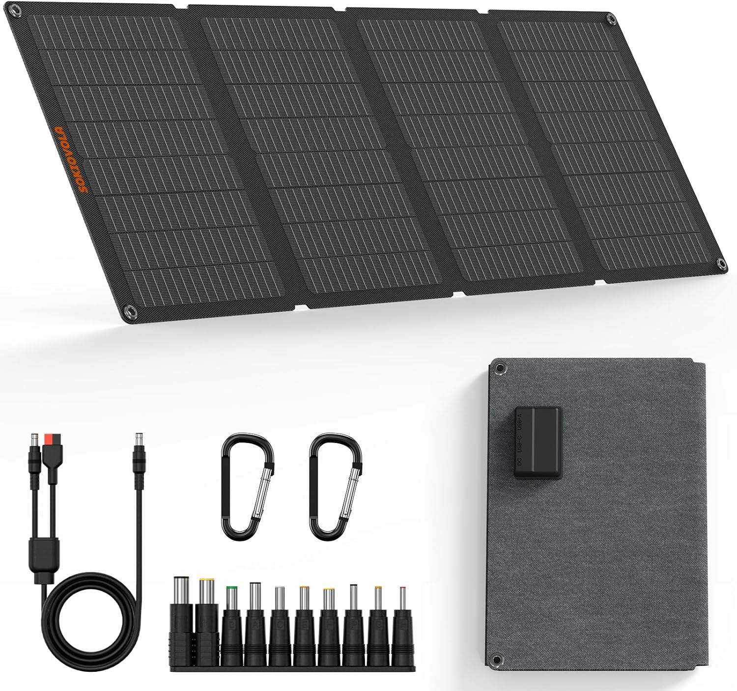50W Portable Solar Panel Charger for Outdoor Adventures