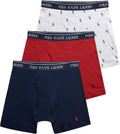 POLO RALPH LAUREN Classic Fit Cotton Boxer Briefs 3 Pack - Soft
