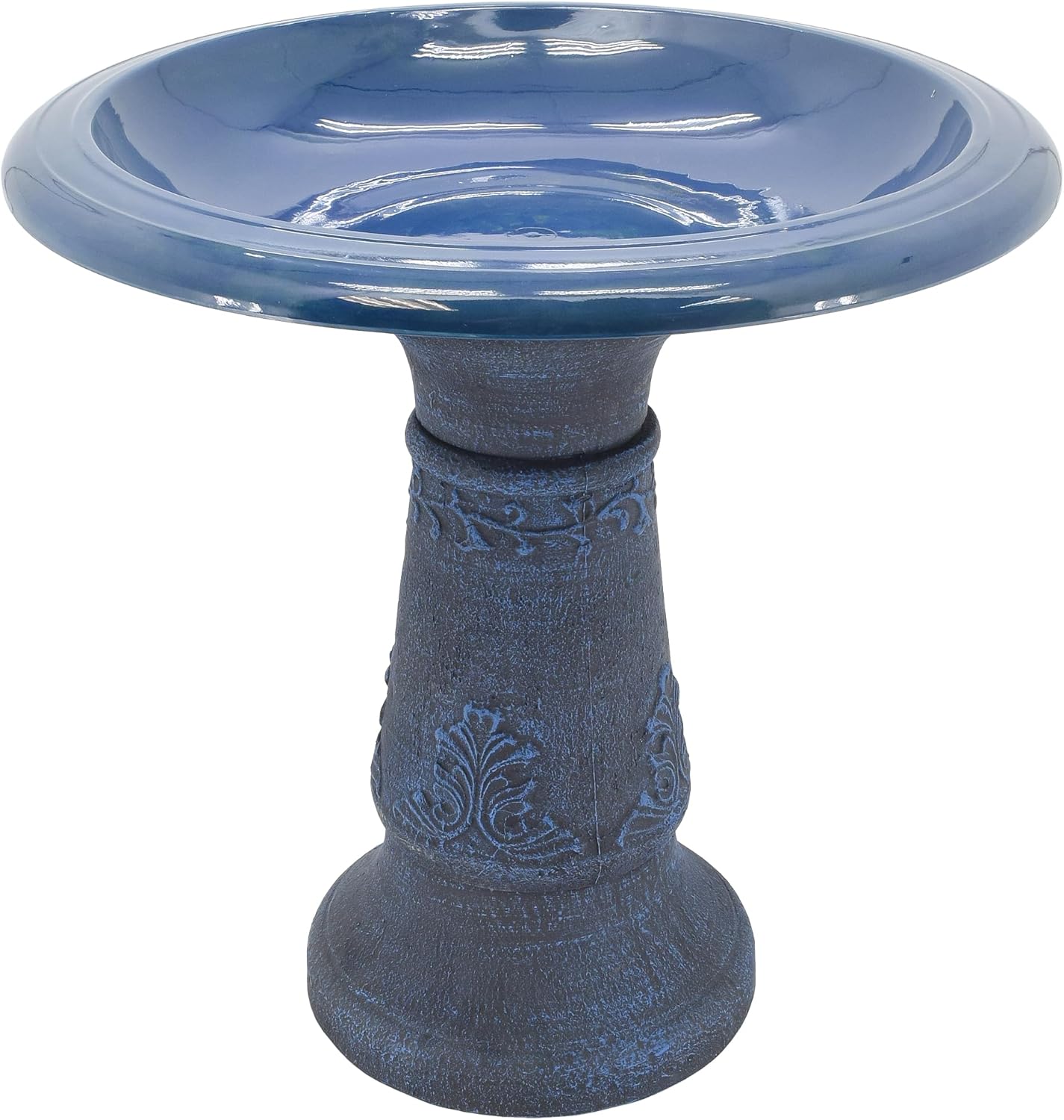 Fiberclay Bird Bath Outdoor Garden Decor for Your Yard