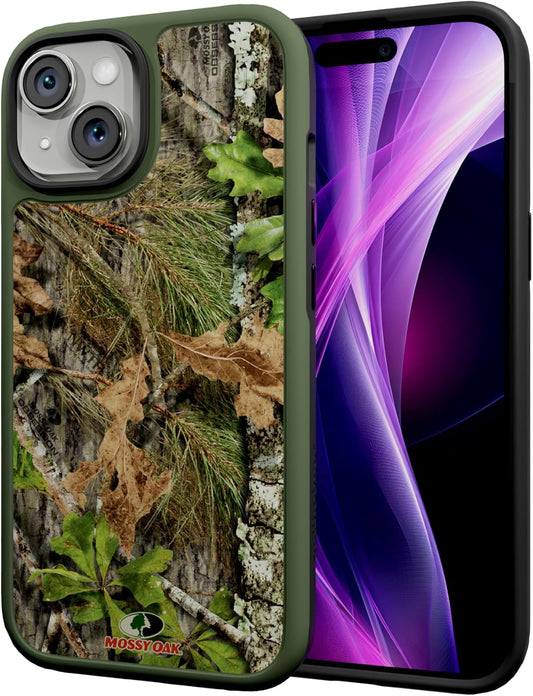 cellhelmet Fortitude Case for iPhone 15 - Mossy Oak Style