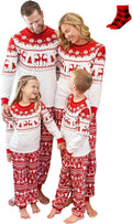 Christmas Family Matching Pajama Sets with Socks - Cozy (Style VMNG)